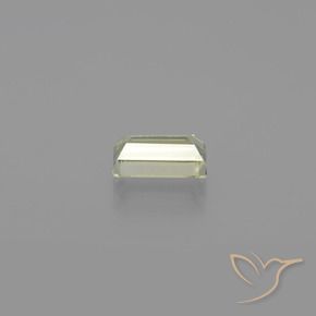 Diasporo de mudança de cor amarelo natural 1,41ct, baguete, VVS