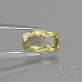 Diásporo com mudança de cor Amarelo muito claro Natural 1.16ct, Almofada, VS