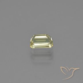 Diásporo com mudança de cor Luz amarela Natural 1.21ct, Corte Octógono / Esmeralda, VVS-VS