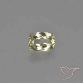 Diásporo com mudança de cor Luz amarela Natural 1.14ct, Almofada, VVS-VS