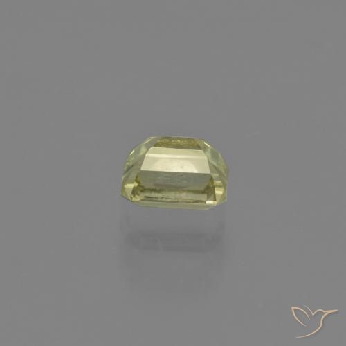 Diásporo com mudança de cor amarelo médio Natural 1.04ct, Corte Octógono / Esmeralda, VS