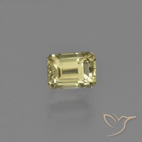 Diásporo com mudança de cor Luz amarela Natural 1.13ct, Corte Octógono / Esmeralda, VVS-VS