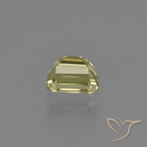 Diásporo com mudança de cor Luz amarela Natural 1.13ct, Corte Octógono / Esmeralda, VVS-VS