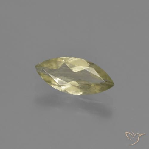 Diásporo com mudança de cor Luz amarela Natural 1.02ct, Marquesa, VS