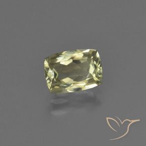 Diásporo com mudança de cor Amarelo claro Natural 1.08ct, Almofada, VS