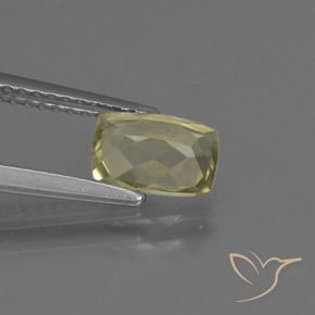 Diásporo com mudança de cor Amarelo acastanhado Natural 1.04ct, Almofada, VS