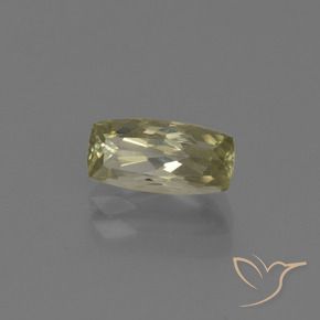 Diásporo com mudança de cor Amarelo acastanhado Natural 1.25ct, Almofada, VS
