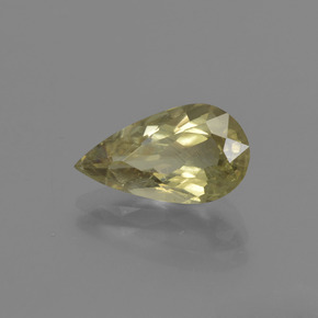 Diasporo de mudança de cor mudança de cor natural 2,40ct, formato de pêra, SI