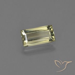 Diásporo com mudança de cor Amarelo acastanhado Natural 1.42ct, baguete, VVS