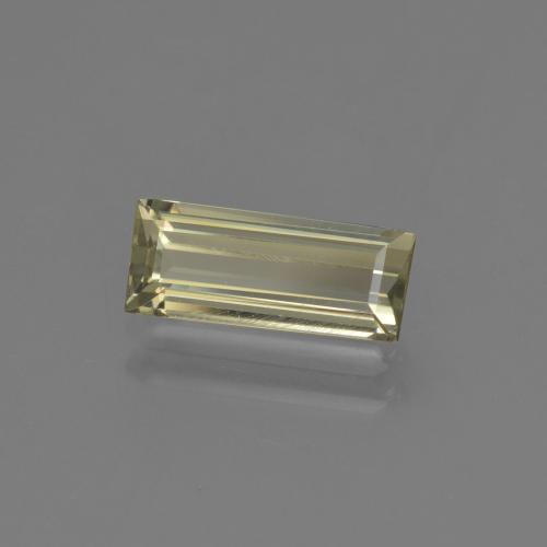 Diasporo de mudança de cor amarelo natural 1,43ct, baguete, VVS-VS