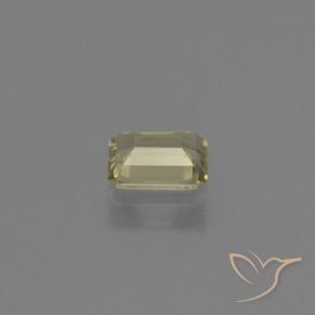 Diásporo com mudança de cor Luz amarela Natural 0.65ct, Corte Octógono / Esmeralda, VS