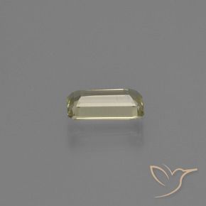 Diásporo com mudança de cor Amarelo claro Natural 0.68ct, Corte Octógono / Esmeralda, VVS-VS