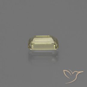 Diásporo com mudança de cor amarelo quente Natural 0.68ct, Corte Octógono / Esmeralda, VS-SI