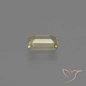 Diásporo com mudança de cor Luz amarela Natural 0.62ct, Corte Octógono / Esmeralda, VVS-VS