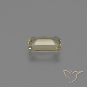 Diásporo com mudança de cor Luz amarela Natural 0.71ct, Corte Octógono / Esmeralda, VS