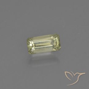 Diásporo com mudança de cor Amarelo verde Natural 0.72ct, Corte Octógono / Esmeralda, VS