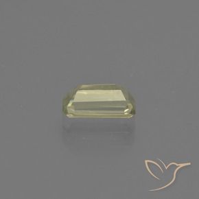 Diásporo com mudança de cor Amarelo verde Natural 0.72ct, Corte Octógono / Esmeralda, VS