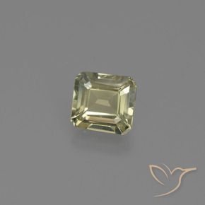 Diásporo com mudança de cor Amarelo verde Natural 0.74ct, Corte Octógono / Esmeralda, VVS-VS