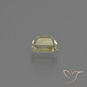 Diásporo com mudança de cor Luz amarela Natural 0.75ct, Corte Octógono / Esmeralda, VS-SI