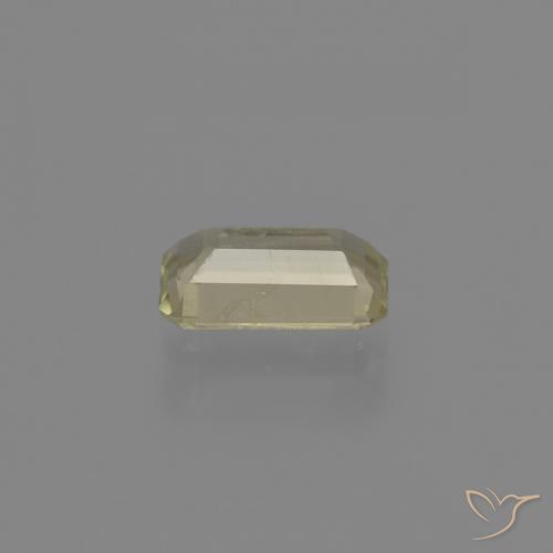 Diásporo com mudança de cor Luz amarela Natural 0.80ct, Corte Octógono / Esmeralda, VS