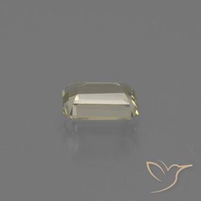 Diásporo com mudança de cor amarelo médio Natural 0.82ct, Corte Octógono / Esmeralda, VVS-VS
