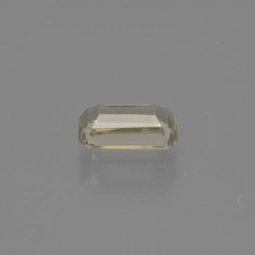 Diasporo de mudança de cor amarelo natural 0,86ct, corte esmeralda, VS