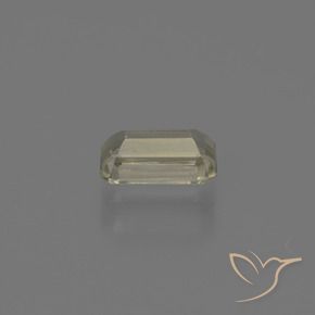 Diásporo com mudança de cor Luz amarela Natural 0.87ct, Corte Octógono / Esmeralda, SI