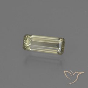 Diásporo com mudança de cor Amarelo claro Natural 0.84ct, Corte Octógono / Esmeralda, VS-SI