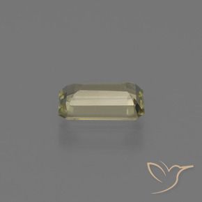 Diásporo com mudança de cor Luz amarela Natural 0.81ct, Corte Octógono / Esmeralda, VS