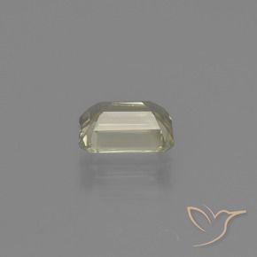 Diásporo com mudança de cor Amarelo claro Natural 0.82ct, Corte Octógono / Esmeralda, VS