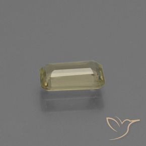 Diásporo com mudança de cor Amarelo acastanhado Natural 0.73ct, Corte Octógono / Esmeralda, VS