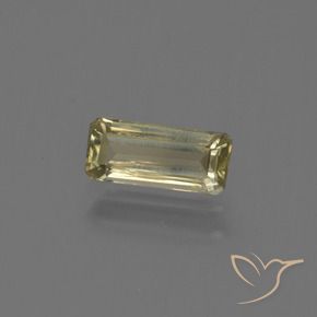 Diásporo com mudança de cor Luz amarela Natural 0.95ct, Corte Octógono / Esmeralda, VS-SI