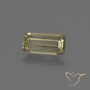 Diásporo com mudança de cor amarelo médio Natural 0.91ct, Corte Octógono / Esmeralda, VS