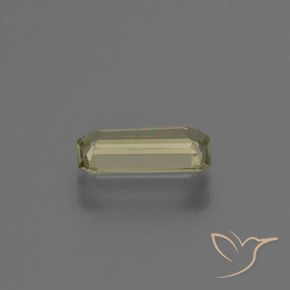 Diásporo com mudança de cor amarelo médio Natural 0.91ct, Corte Octógono / Esmeralda, VS