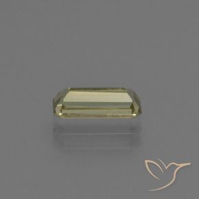 Diásporo com mudança de cor amarelo médio Natural 0.91ct, Corte Octógono / Esmeralda, VS