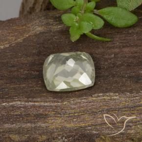 Diásporo com mudança de cor Amarelo muito claro Natural 0.76ct, Almofada, VS