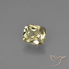 Diásporo com mudança de cor amarelo suave Natural 0.88ct, Almofada, VS