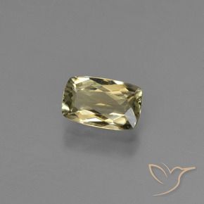 Diásporo com mudança de cor amarelo médio Natural 0.82ct, Almofada, VS