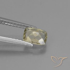 Diásporo com mudança de cor Amarelo muito claro Natural 0.75ct, Almofada, VS