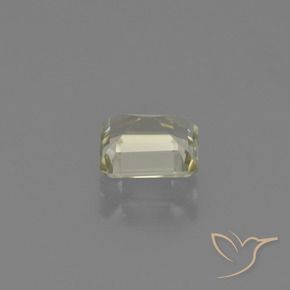 Diásporo com mudança de cor Amarelo muito claro Natural 0.89ct, Corte Octógono / Esmeralda, VS