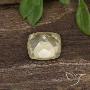 Diásporo com mudança de cor Amarelo claro Natural 0.70ct, Almofada, VS