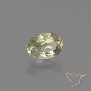 Diásporo com mudança de cor Luz amarela Natural 0.73ct, oval, VS