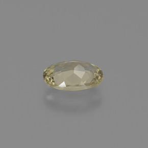 Diasporo de mudança de cor amarelo natural 0,73ct, corte oval, VVS-VS