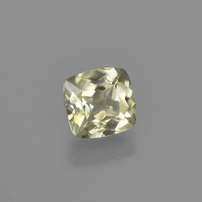 Diasporo de mudança de cor amarelo natural 0,77ct, almofada cortada, VVS-VS