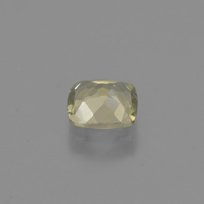 Diasporo de mudança de cor amarelo natural 0,77ct, almofada cortada, VVS-VS
