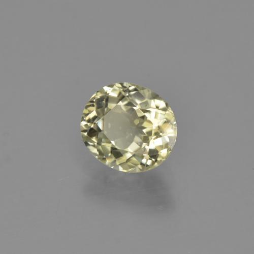 Diásporo com mudança de cor Amarelo muito claro Natural 0.85ct, Corte Oval, VS