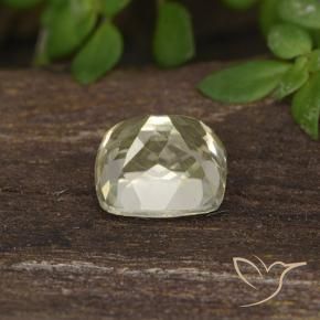 Diásporo com mudança de cor Amarelo claro Natural 0.66ct, Almofada, VVS-VS