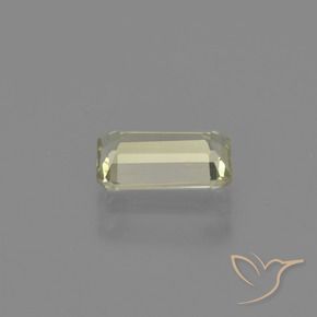 Diásporo com mudança de cor Luz amarela Natural 0.76ct, Corte Octógono / Esmeralda, VS