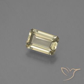 Diásporo com mudança de cor Amarelo acastanhado Natural 0.67ct, Corte Octógono / Esmeralda, VS
