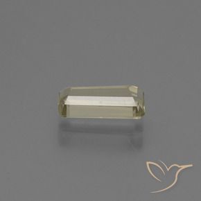 Diásporo com mudança de cor Amarelo claro Natural 0.75ct, Corte Octógono / Esmeralda, VS